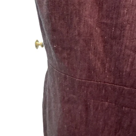 Ann Taylor Classic Sleeveless Blue Sheath Dress - Picture 3 of 4